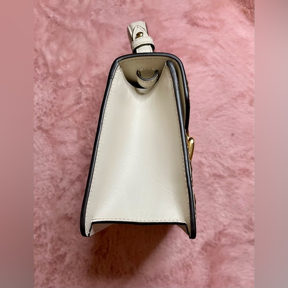 GUCCI Sylvie Top Handle Bag Embellished Leather Mini - Picture 6 of 13